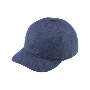 Basecap Hardy aus Seide blau - fiebig - hutwelt
