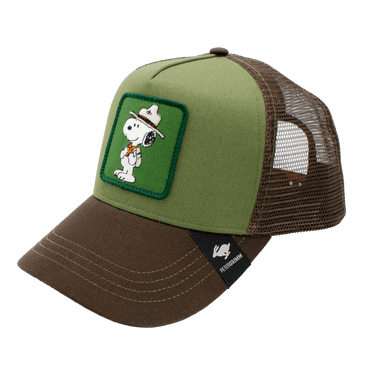 Beagle Scout Trucker - Kappe mit Erdnuss - Motiv, aus Baumwollnetz, verstellbar - Peter Grimm - hutwelt
