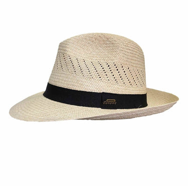 Fedora Panama Bogart Ripsband natur - faustmann GERMANY - hutwelt