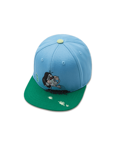 Koaa – Der kleine Maulwurf "Frühling" – Snapback blue/green: 1 - 3 Years - koaa - hutwelt