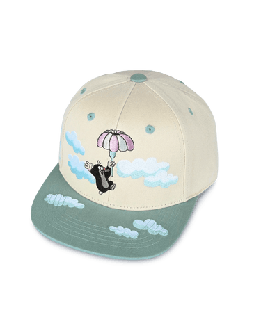 Koaa – Der kleine Maulwurf "Über den Wolken" – Snapback beige/blue - koaa - hutwelt