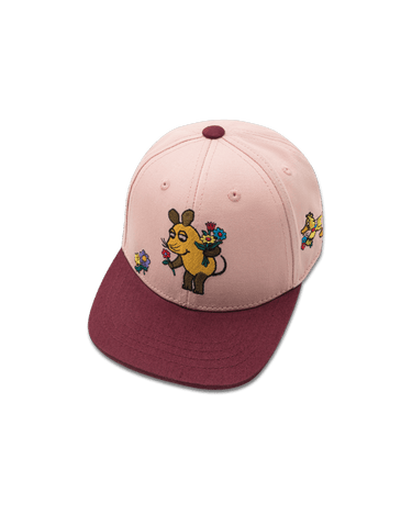 Koaa – Die Maus "Frühling" – Snapback pink/purple: 1 - 3 Years - koaa - hutwelt