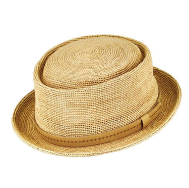 Pork Pie Raffia Crochet - fiebig - hutwelt