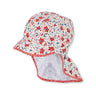 Sterntaler Mädchen Cap mit Nackenschutz Blümchen - Sterntaler® - hutwelt