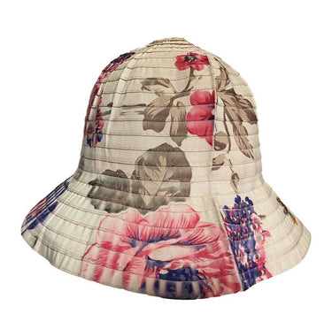 Stoffhut Blumendruck Flowers - McBurn - hutwelt