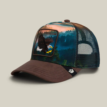 Goorin Bros Trucker Cap Eagle in the Element ground