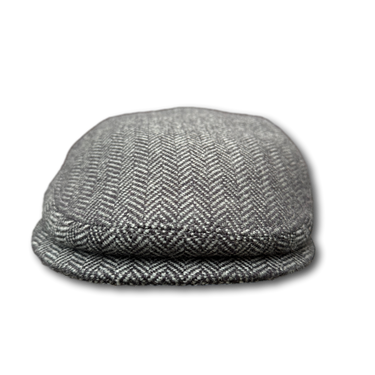 Bullani Sportmütze Fischgrät German Wool mit Ohrenklappen