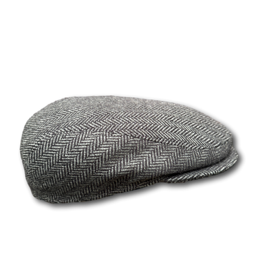 Bullani Sportmütze Fischgrät German Wool mit Ohrenklappen