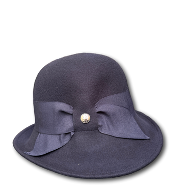 Luna Filzhut - assymetrische Eleganz marine