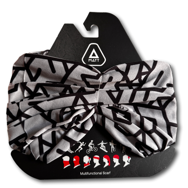 Matt Eco Coolmax Scarf Angle Steel