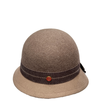 Mayser Cloche Hut Patricia beigemeliert