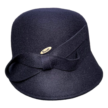 Bronté Cloche Hat Lizzy Bow marine