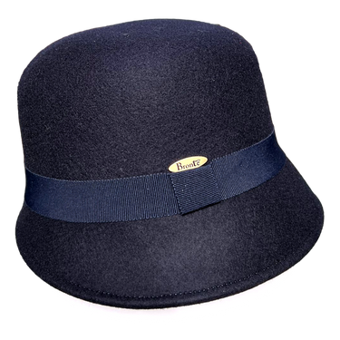 Bronté Cloche Hat Lizzy marine