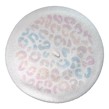 Baskenmütze Leo mit Glitzer