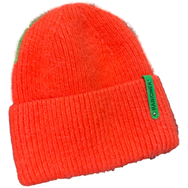 Strickmütze mit Umschlag
