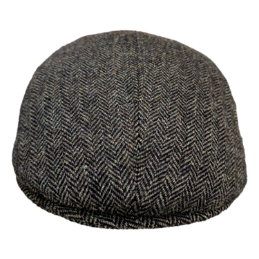 Flatcap Fischgrät loden