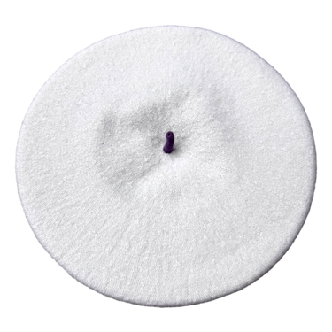 Baskenmütze Lily mit farbigem Abschluss