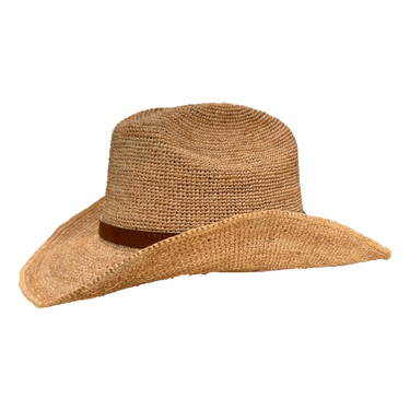 Western Strohhut Crochet Raffia