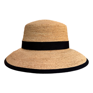 Raffia Schute mit Band