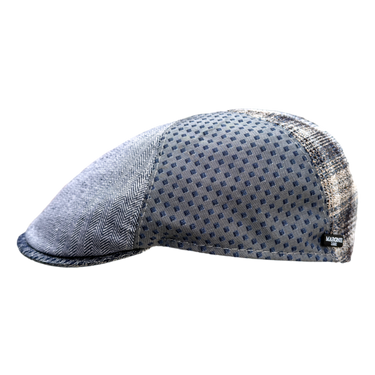 Marone Hats Detroit Patchwork Flatcap