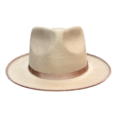 Herrenhut Wolle Alfie Fedora sand