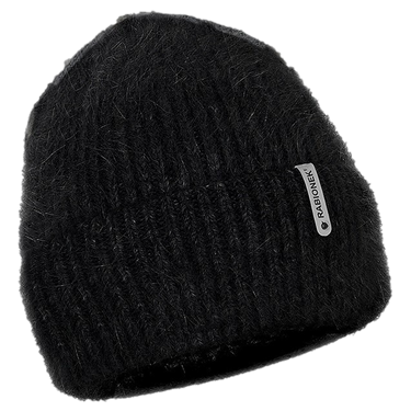Strickmütze mit Umschlag