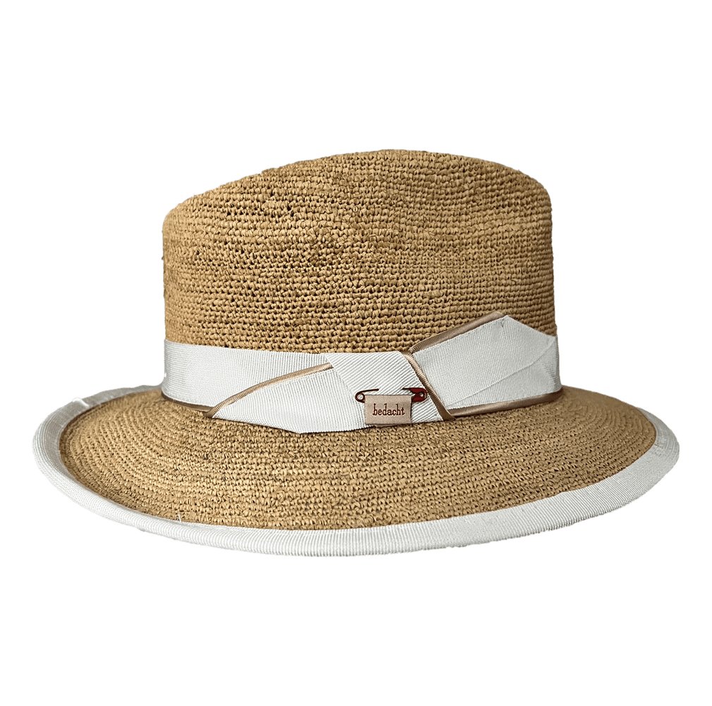 bedacht Raffia Fedora Courtney - bedacht - hutwelt