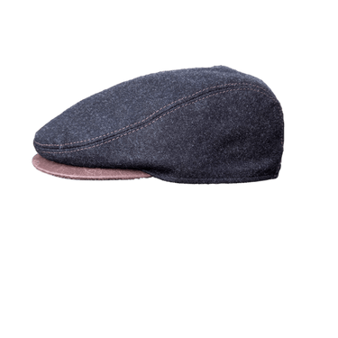 Bullani Sportmütze Paul mit Lederdetails anthrazit - Bullani - hutwelt