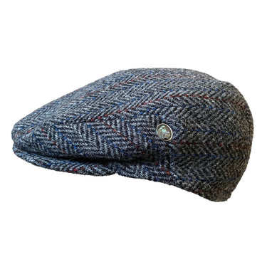 City Sport Cap Harris Tweed anthrazit - City Sport - hutwelt