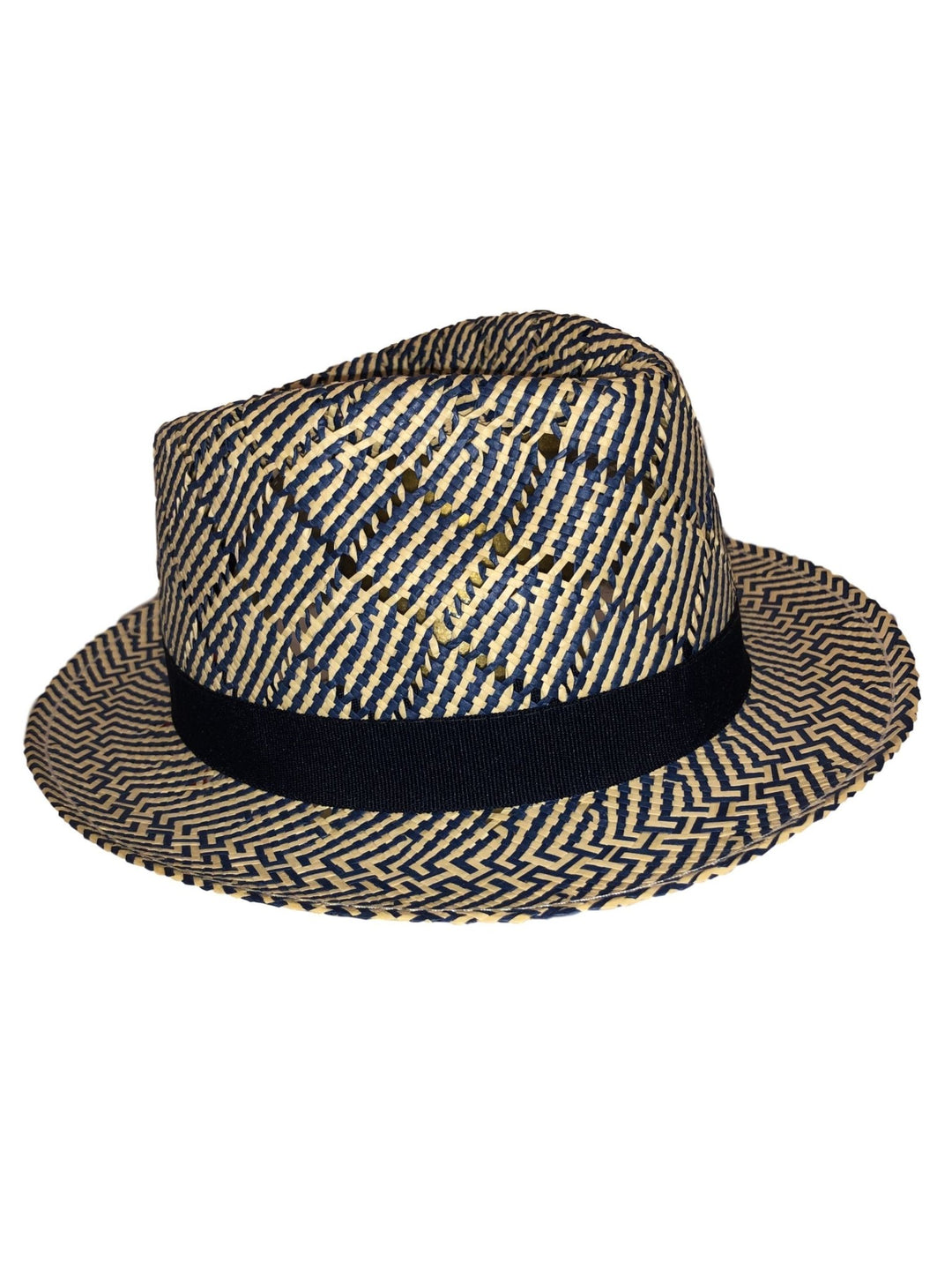 Citysport Trilby Charles blau/natur Strohhut - City Sport - hutwelt