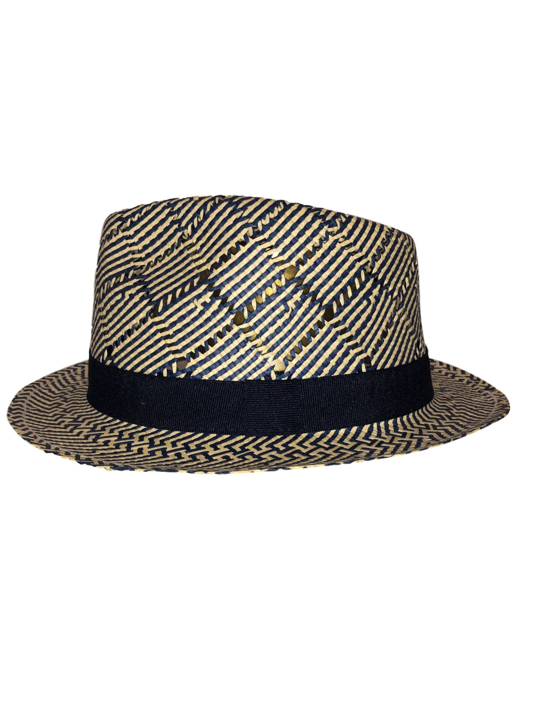 Citysport Trilby Charles blau/natur Strohhut - City Sport - hutwelt