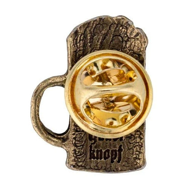 Gaudiknopf Pin Bierkrug altmessing - Gaudiknopf - hutwelt