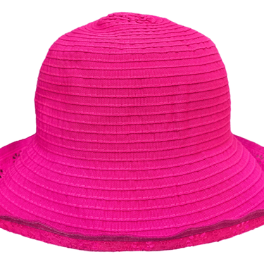 GREVI Stoffhut Chiara mit Lochmuster pink - GREVI - hutwelt