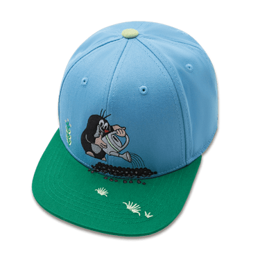 Koaa – Der kleine Maulwurf "Frühling" – Snapback blue/green: 1 - 3 Years - koaa - hutwelt