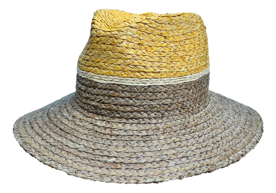 McBurn Raffia Fedora two tone - McBurn - hutwelt