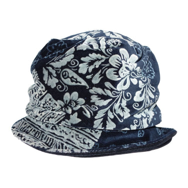 Samthut Flowers blue - hutwelt - hutwelt