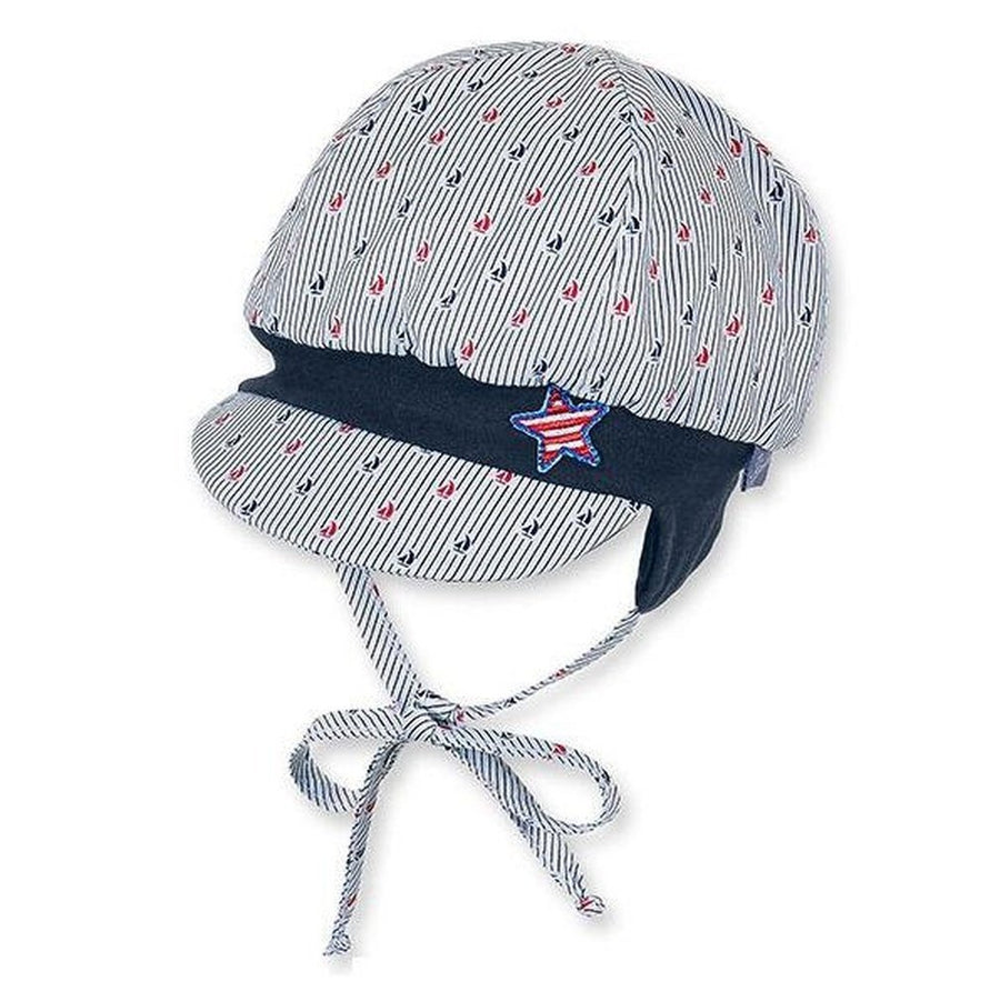 Sterntaler Baby Schirmmütze blau/weiss Schiffe - Sterntaler® - hutwelt