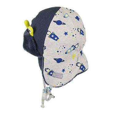 Sterntaler Fliegermütze blau mit Augen - Sterntaler® - hutwelt