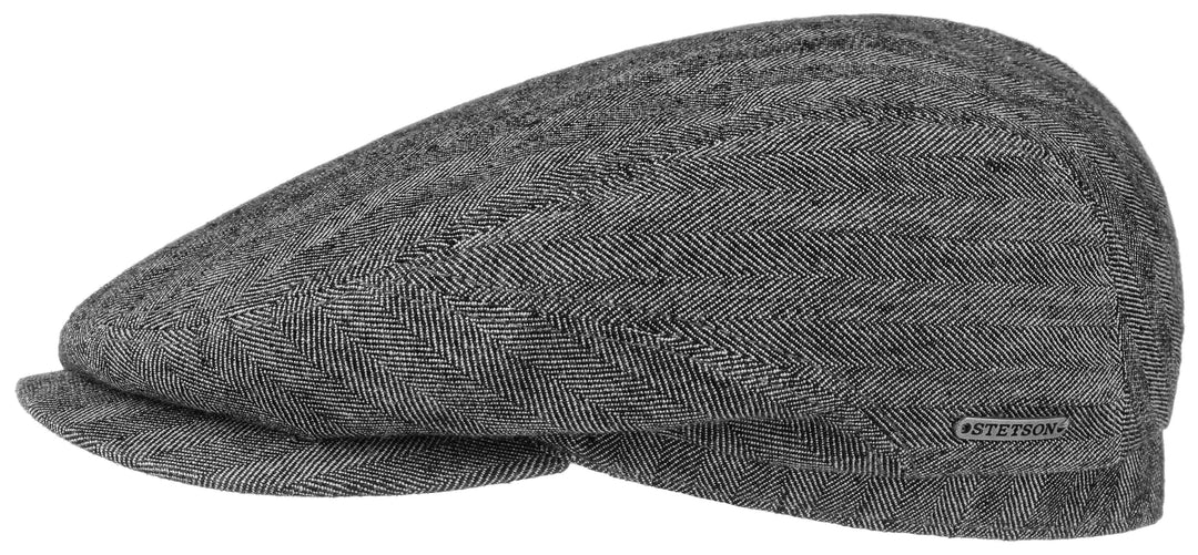 Stetson Driver Cap Cotton/Linen Fischgrät Stetson hutwelt