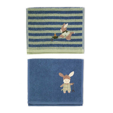 Sterntaler Kinderhandtücher Doppelpack Emmilius blau - Sterntaler® - hutwelt