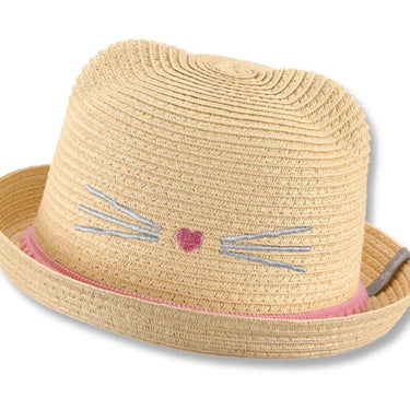 Sterntaler Mädchen Strohhut Katze - Sterntaler - hutwelt