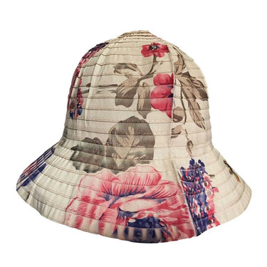 Stoffhut Blumendruck Flowers - McBurn - hutwelt