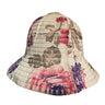 Stoffhut Blumendruck Flowers - McBurn - hutwelt